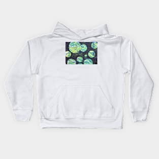 Green Cosmos Kids Hoodie